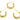 Push Back Stud Earring - Brass - Imitation silver needle - 18k Real Gold Plating - 5.35gr - MJ201235 - MinjuanRong