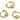 Huggie Hoop Wire Earring - Brass - Zircon - 18k Real Gold Plating - 5.7gr - MJ201403 - MinjuanRong
