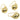 Wire Hook Earring - Brass - Brass Stud - 18K Real Gold Plating - 4.5gr - MJ103972 - MinjuanRong