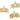 Push Back Stud Earring - Brass - 316 Stainless Steel Stud - 18K Real White Gold Plating - 8.4gr - MJ103990 - MinjuanRong