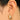 Push Back Stud Earring - Brass - 925 silver stud - 18k Real Gold Plating - 7.25gr - MJ200948 - MinjuanRong