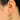 Push Back Stud Earring - brass - 925 silver needle - 18k Real Gold Plating - 13.4gr - MJ200965 - MinjuanRong