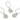 Push Back Stud Earring - Brass - 316 stainless steel stud - 18K Real White Gold Plating - 7.1gr - MJ101434 - MinjuanRong