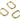 EnglishLock Earring - Brass - Brass Stud -18K Real Gold Plated Brass - 6.4gr - MJ200531 - MinjuanRong