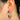 Push Back Stud Earring - Brass - Glass - 316stainless steel stud - Steel wire - 18k real white gold plating - 7.5gr - MJ103426 - MinjuanRong