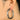 Push Back Stud Earring - BRASS - 316 STAINLESS STEEL STUD - 18K Real White Gold Plating - 19.9gr - MJ101464 - MinjuanRong