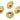 Push Back Stud Earring - Brass - Imitation Silver - 18K Real Gold Plating - 10.9gr - MJ103980 - MinjuanRong