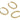 Huggie Hoop Wire Earring - Brass - 18k real gold plated brass - 8.3gr - MJ200285 - MinjuanRong