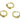 Huggie Hoop Wire Earring - Brass - cubic zircon - 18K Real Gold Plating - 3.5gr - MJ101895 - MinjuanRong