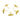 Push Back Stud Earring - Brass - Enamel - Cubic Zircon - Brass Stud - 18K Real Gold Plating - 1.1gr - MJ103376 - MinjuanRong