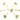 Push Back Stud Earring - Brass - Enamel - Brass Stud - 18K Real Gold Plating - 0.8gr - MJ103382 - MinjuanRong