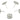Push Back Stud Earring - Brass - 316 stainless steel stud - 18K Real White Gold Plated Brass - 3.2gr - MJ102114 - MinjuanRong
