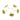 Push Back Stud Earring - Brass - Enamel - Cubic Zircon - Brass Stud - 18K Real Gold Plating - 2.1gr - MJ103390 - MinjuanRong
