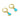 Lever back Earring - Brass - Enamel - 18K Real Gold Plating - 2.3gr - MJ103286 - MinjuanRong