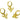 Lever back Earring - Brass - 18K Real Gold Plating - 2.3gr - MJ103279 - MinjuanRong