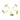 Push Back Stud Earring - Brass - Cubic Zircon - Brass Stud - 18K Real Gold Plating - 0.7gr - MJ103378 - MinjuanRong