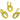 Huggie Hoop Wire Earring - Brass - Enamel - Cubic Zircon - 18K Real Gold Plating - 6.6gr - MJ103263 - MinjuanRong