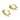 Huggie Hoop Wire Earring - Brass - Cubic Zircon - 18K Real Gold Plating - 5.4gr - MJ103259 - MinjuanRong