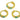 Huggie Hoop Wire Earring - Brass - Enamel - Cubic Zircon - 18K Real Gold Plating - 1.4gr - MJ103243 - MinjuanRong