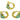 Huggie Hoop Wire Earring - Brass - Enamel - 18K Real Gold Plating - 1.9gr - MJ103242 - MinjuanRong