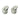 Push Back Stud Earring - Brass - 316 Stainless Steel Stud - 18K Real White Gold Plating - 9.4gr - MJ103893 - MinjuanRong