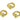 Huggie Hoop Wire Earring - Brass -18K Real Gold Plating - 3.2gr - MJ101893 - MinjuanRong