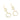 Push Back Stud Earring - Brass- 316 stainless steel stud - 18K Real Gold Plating - 8.6gr. - MJ101965 - MinjuanRong