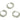 Huggie Hoop Wire Earring - Brass - Zircon - 18K Real White Gold Plating - 2.8gr - MJ101613 - MinjuanRong