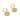 Huggie Hoop Wire Earring - Brass - Cubic Zircon - 18K Real Gold Plating - 6.4gr. - MJ101938 - MinjuanRong