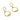 Push Back Stud Earring - Brass - Steel Stud - 18K Real Gold Plating - 5gr - MJ101955 - MinjuanRong