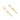 Push Back Stud Earring - Brass - 316 Stainless Steel Stud - 18K Real Gold Plating - 12.7gr. - MJ101962 - MinjuanRong