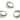 Huggie Hoop Wire Earring - Brass - 18K Real White Gold Plating - 4.7gr - MJ101600 - MinjuanRong