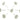 Push Back Stud Earring - Brass - Cubic Zircon - 316 stainless steel stud - 18k real white gold plating - 1.5gr - MJ102750 - MinjuanRong