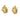 Push Back Stud Earring - Brass - Cubic Zircon - 316 Stainless Steel Stud - 18K Real Gold Plating - 5.5gr - MJ104080 - MinjuanRong