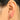Huggie Hoop Wire Earring - Brass -18K Real Gold Plating - 3.2gr - MJ101893 - MinjuanRong