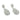 Push Back Stud Earring - Brass - 316 Stainless Steel Stud - 18K Real White Gold Plating - 14gr - MJ104088 - MinjuanRong