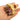 Hair Comb Massager - Wood - Natural Stone - Amethyst - 41.8gr - MJ104009 - MinjuanRong