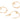 Clasp Back Earring - Brass - Steel Stud - 18K Real Gold Plating - 6.3gr - MJ200560 - MinjuanRong