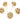 Push Back Stud Earring - Brass -316 stainless steel stud - 18K Real Gold Plating - 6.2gr - MJ200611 - MinjuanRong