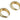 Huggie Hoop Wire Earring - Brass - Stainless Steel Stud - 18K Real Gold Plated - 11.6gr - MJ200028 - MinjuanRong