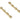 Push Back Stud Earring - Brass - 18K Real Gold Plated Brass - 7.8gr - MJ102138 - MinjuanRong