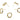 Push Back Stud Earring - Brass - Stainless steel Stud - 18K Real Gold Plated Brass - 3.9gr - MJ200300 - MinjuanRong