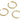 Huggie Hoop Wire Earring - Brass - Zircon - Brass Stud - 18K Real Gold Plated Brass - 7.8gr - MJ200277 - MinjuanRong