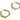 Huggie Hoop Wire Earring - Brass - Zircon - Brass Stud - 18K Real Gold Plated Brass - 3.7gr - MJ200532 - MinjuanRong