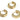 Huggie Hoop Wire Earring - Brass - Zircon - Brass Stud - 18K Real Gold Plated Brass - 5.8gr - MJ102156 - MinjuanRong