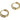 Huggie Hoop Wire Earring - Brass - Zircon - Brass Stud - 18K Real Gold Plated Brass - 3.9gr - MJ201898 - MinjuanRong