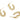 Push Back Stud Earring - Brass Stud - 18K Real Gold Plated - 5.7gr - MJ200001 - MinjuanRong