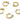 Huggie Hoop Wire Earring - Brass - Zircon - 18K Real Gold Plated Brass - 5.3gr - MJ200296 - MinjuanRong