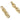 Push Back Stud Earring - Brass - Stainless Steel Stud - 18K Real Gold Plated Brass - 12gr - MJ200358 - MinjuanRong