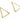 Push Back Stud Earring - Brass - Stainless Steel Needle - 18K Real Gold Plating - 4.2gr - MJ102436 - MinjuanRong